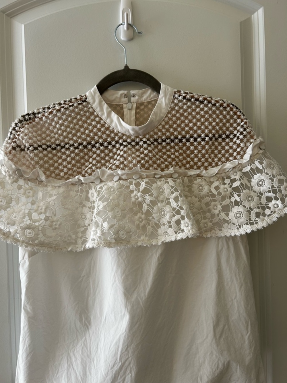 Self Portrait Ruffle Lace Top - Picture 5 of 12